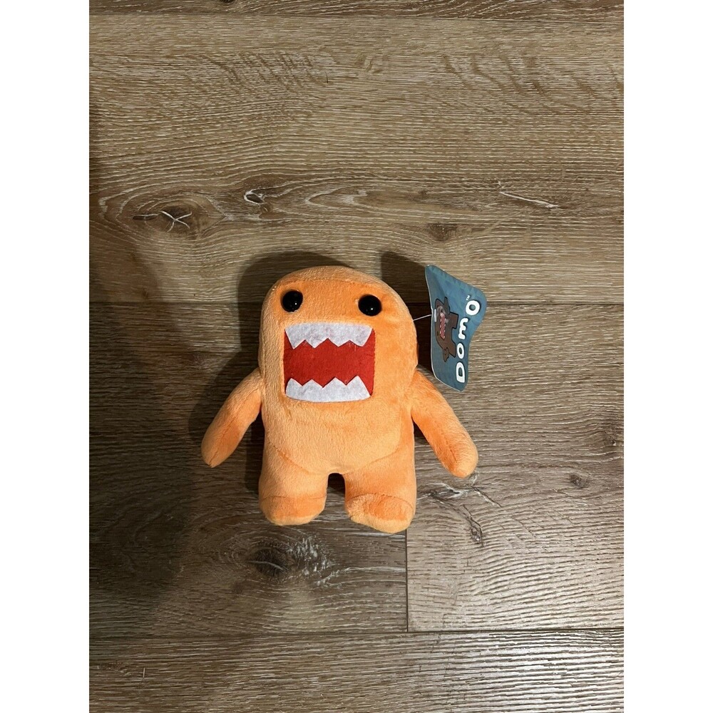 7" Kellytoy Domo-Kun Monster Standing Orange Stuffed Plush Doll Toy TAG 2014